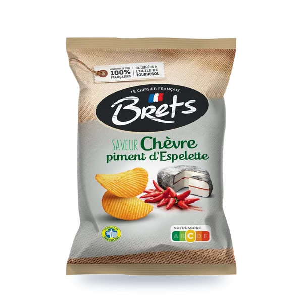 Brets chips chèvre & piment d'Espelette