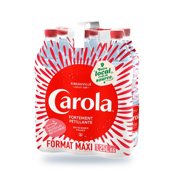 Eau Carola 6 × 1,25 L